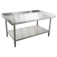 Universal ES-S3048 30” x 48” Stainless Steel Equipment Stand 16-Gauge with Galvanized Undershelf