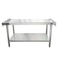 Universal ES-S3048 30” x 48” Stainless Steel Equipment Stand 16-Gauge with Galvanized Undershelf