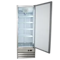 Universal SDC10 21” Stainless Steel Swing Solid Door Reach In Refrigerator