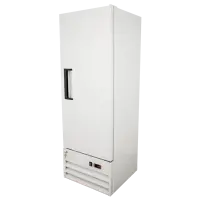 Universal XDC10 21” White Swing Solid Door Reach In Refrigerator