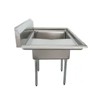 Universal LJ2424-1L - 51" One Compartment Sink W/ Left Drainboard