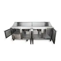 Leader LM96 - 96" Refrigerated Sandwich / Salad Prep Table