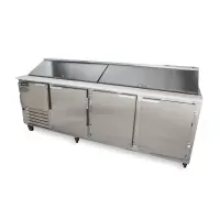 Leader LM96 - 96" Refrigerated Sandwich / Salad Prep Table