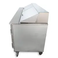 Leader LM96 - 96" Refrigerated Sandwich / Salad Prep Table