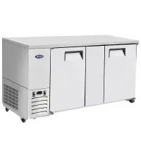 Atosa MBB69 - 69" Back Bar Cooler - Stainless Steel