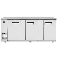 Atosa MBB90 - 90" Back Bar Cooler - Stainless Steel