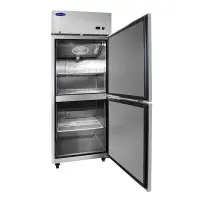 Atosa MBF8007GR - 29" Reach In Freezer - 2 Divided Doors - Right Hinged - Top Mount