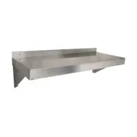 Universal 16 Gauge Stainless Steel 12" x 24" Wall Shelf