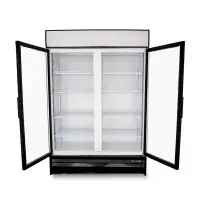 Universal SB54SC - 54" Glass Door Reach In Refrigerator