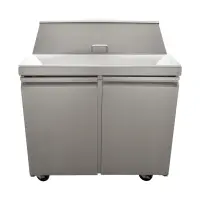 Universal USPTR36 36” Two Door Salad / Sandwich Prep Table