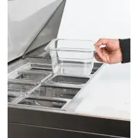 Universal USPTR36 36” Two Door Salad / Sandwich Prep Table