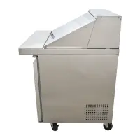 Universal USPT36 36” Mega Top Two Door Sandwich Prep Table Refrigerator