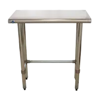 Universal SG1430-RCB - 30" X 14" Stainless Steel Work Table W/ Galvanized Cross Bar