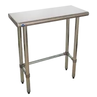 Universal SG1430-RCB - 30" X 14" Stainless Steel Work Table W/ Galvanized Cross Bar