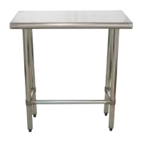 Universal SG1430-RCB - 30" X 14" Stainless Steel Work Table W/ Galvanized Cross Bar