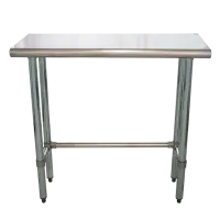 Universal SG1436-RCB - 36" X 14" Stainless Steel Work Table W/ Galvanized Cross Bar