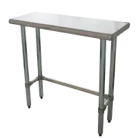 Universal SG1436-RCB - 36" X 14" Stainless Steel Work Table W/ Galvanized Cross Bar