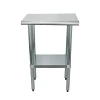 Universal SG1824 - 24" X 18" Stainless Steel Work Table W/ Galvanized Under Shelf