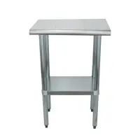 Universal SS1824 - 24" X 18" Stainless Steel Work Table W/ Stainless Steel Under Shelf