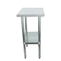 Universal SG1824 - 24" X 18" Stainless Steel Work Table W/ Galvanized Under Shelf