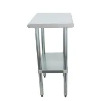 Universal SS1824 - 24" X 18" Stainless Steel Work Table W/ Stainless Steel Under Shelf