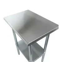 Universal SG1824 - 24" X 18" Stainless Steel Work Table W/ Galvanized Under Shelf