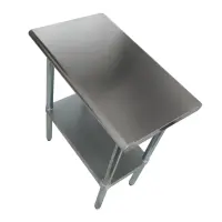 Universal SG1830 - 30" X 18" Stainless Steel Work Table W/ Galvanized Under Shelf