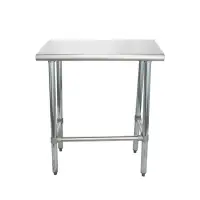 Universal SS1830-CB - 30" X 18" Stainless Steel Work Table W/ Stainless Steel Cross Bar