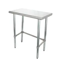 Universal SG1830-RCB - 30" X 18" Stainless Steel Work Table W/ Galvanized Cross Bar