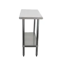 Universal SG1836 - 36" X 18" Stainless Steel Work Table W/ Galvanized Under Shelf