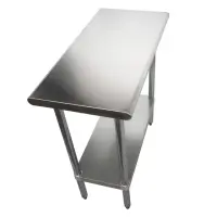 Universal SG1836 - 36" X 18" Stainless Steel Work Table W/ Galvanized Under Shelf