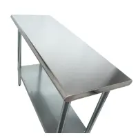 Universal SG1848 - 48" X 18" Stainless Steel Work Table W/ Galvanized Under Shelf