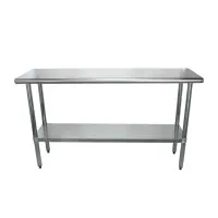 Universal SS1860 - 60" X 18" Stainless Steel Work Table W/ Stainless Steel Under Shelf