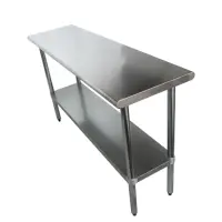 Universal SS1860 - 60" X 18" Stainless Steel Work Table W/ Stainless Steel Under Shelf