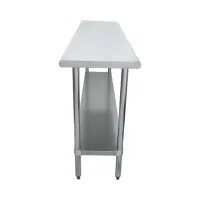 Universal SS1872 - 72" X 18" Stainless Steel Work Table W/ Stainless Steel Under Shelf