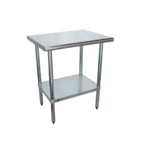 Universal SS2430 - 24" X 30" Stainless Steel Work Table W/ Stainless Steel Under Shelf