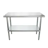 Universal SG2448 - 48" X 24" Stainless Steel Work Table W/ Galvanized Under Shelf