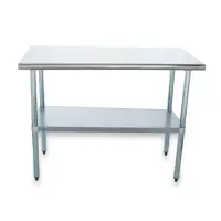 Universal SS1448 - 48" X 14" Stainless Steel Work Table W/ Stainless Steel Under Shelf