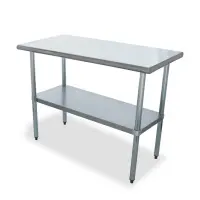 Universal SS1448 - 48" X 14" Stainless Steel Work Table W/ Stainless Steel Under Shelf