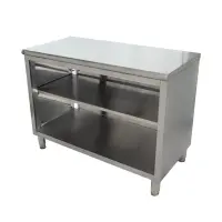 Universal ST-324-48-O - 24" X 48" Stainless Steel Storage Dish Cabinet - Open Front