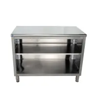 Universal ST-324-48-O - 24" X 48" Stainless Steel Storage Dish Cabinet - Open Front