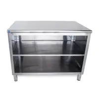 Universal ST-330-48-O - 30" X 48" Stainless Steel Storage Dish Cabinet - Open Front