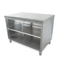 Universal ST-330-48-O - 30" X 48" Stainless Steel Storage Dish Cabinet - Open Front