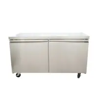 Universal TUC60R 60" Undercounter Refrigerator Two Solid Door