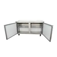 Universal TUC60F 60" Undercounter Freezer Two Solid Door