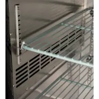 Universal UBB-24-72G 72" Glass Door Back Bar Refrigerator with LED Lights