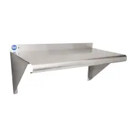 Universal WS1224 - Stainless Steel Wall Shelf - 12" X 24"