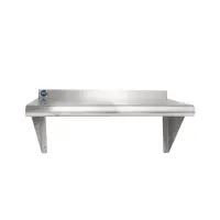 Universal WS1224 - Stainless Steel Wall Shelf - 12" X 24"