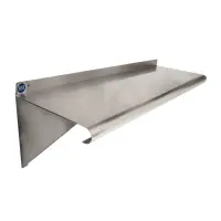 Universal WS1236 - Stainless Steel Wall Shelf - 12" X 36"