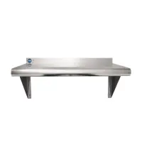 Universal WS1424 - Stainless Steel Wall Shelf - 14" X 24"